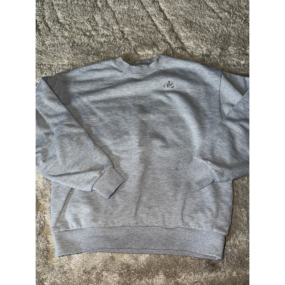 Alo Accolade Crewneck Sweatshirt Grey